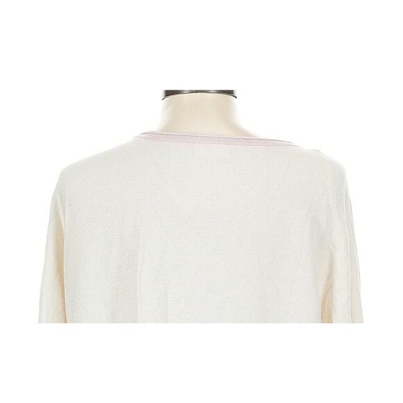 Cloth Design Pullover Sweater Scoop Neck DRAPE sweater handkerchief hem SMALL - Picture 4 of 5